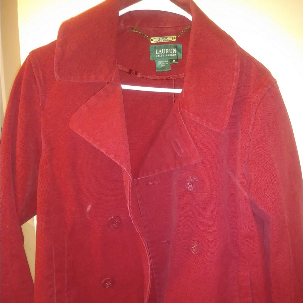 Red jacket